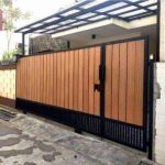 PAGAR RUMAH KAYU MODERN MINIMALIS JABODETABEK